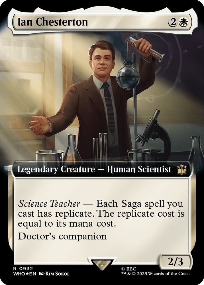 Ian Chesterton 932/331 (Universes Beyond: Doctor Who)  - Extended Art Surge Foil | Good Games Modbury