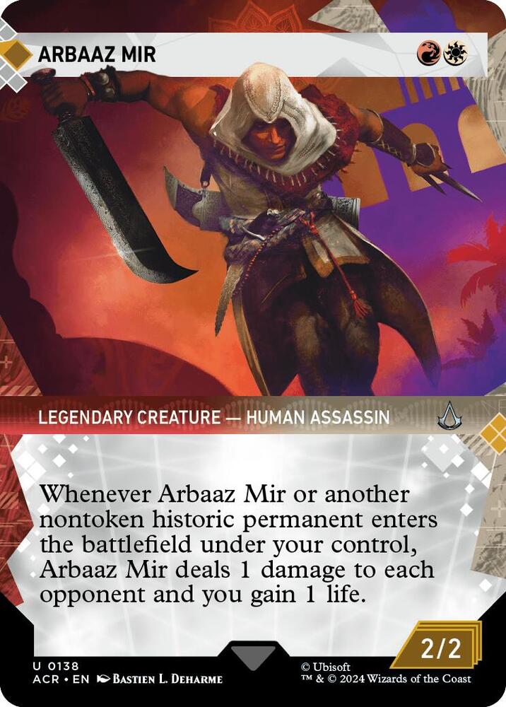 Arbaaz Mir 138/110 (Universes Beyond: Assassin's Creed)  - Showcase Foil | Good Games Modbury