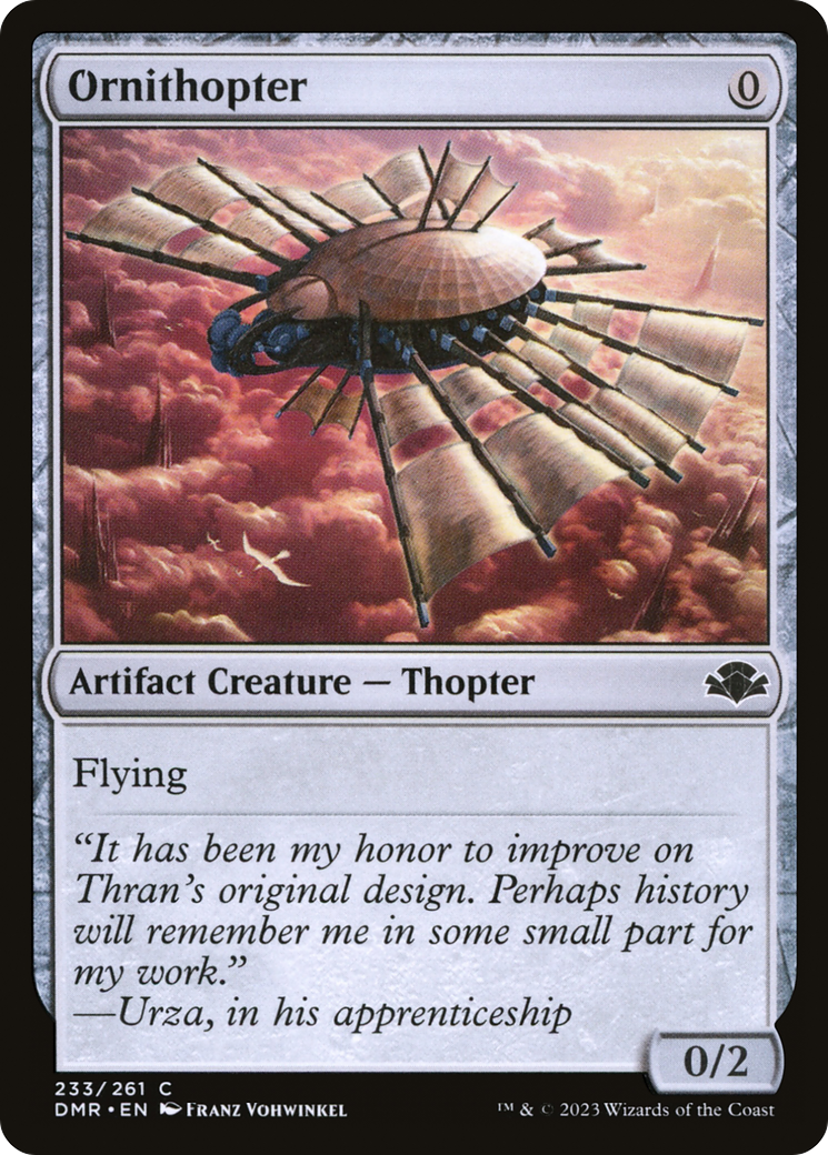 Ornithopter [Dominaria Remastered] | Good Games Modbury