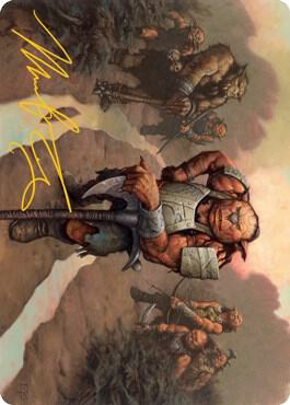 Hobgoblin Bandit Lord Art Card Gold Stamped Signature 30 (Art Series: Adventures in the Forgotten Realms)  | Good Games Modbury