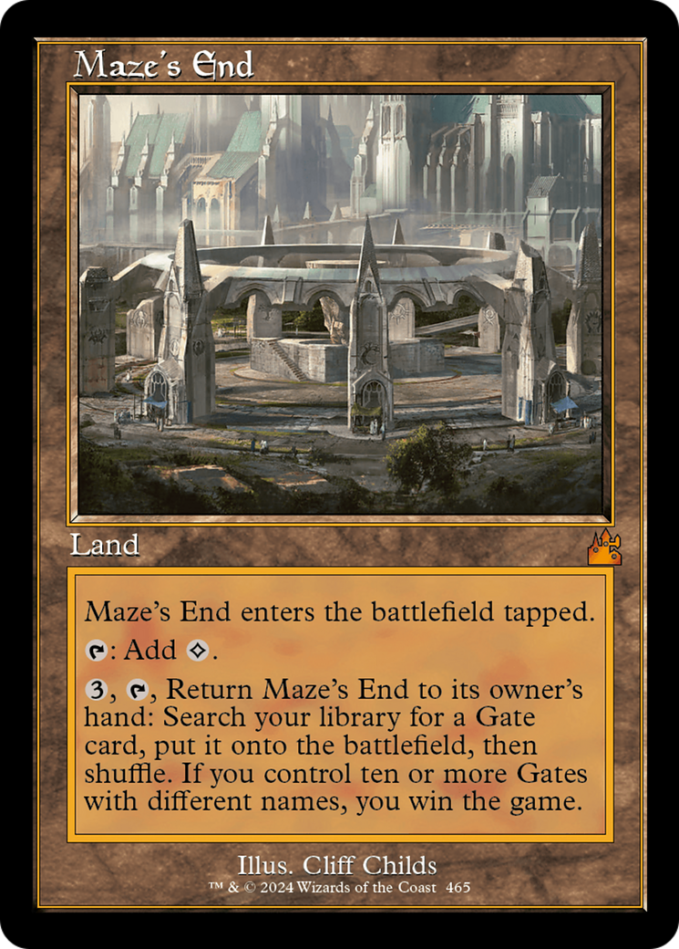 Maze's End (Retro Frame) [Ravnica Remastered] | Good Games Modbury