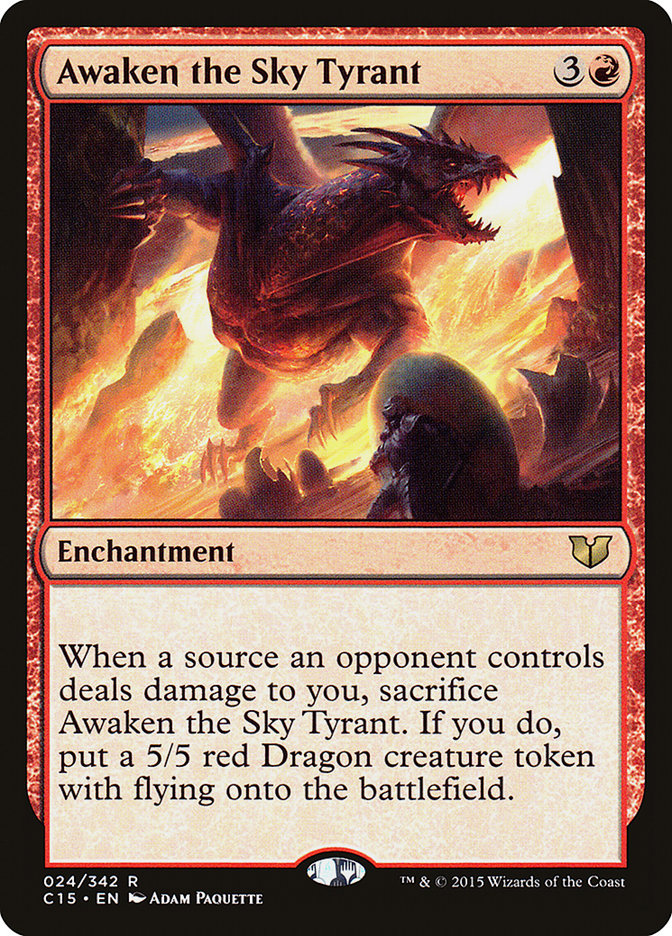 Awaken the Sky Tyrant 24/342 (Commander 2015)  | Good Games Modbury