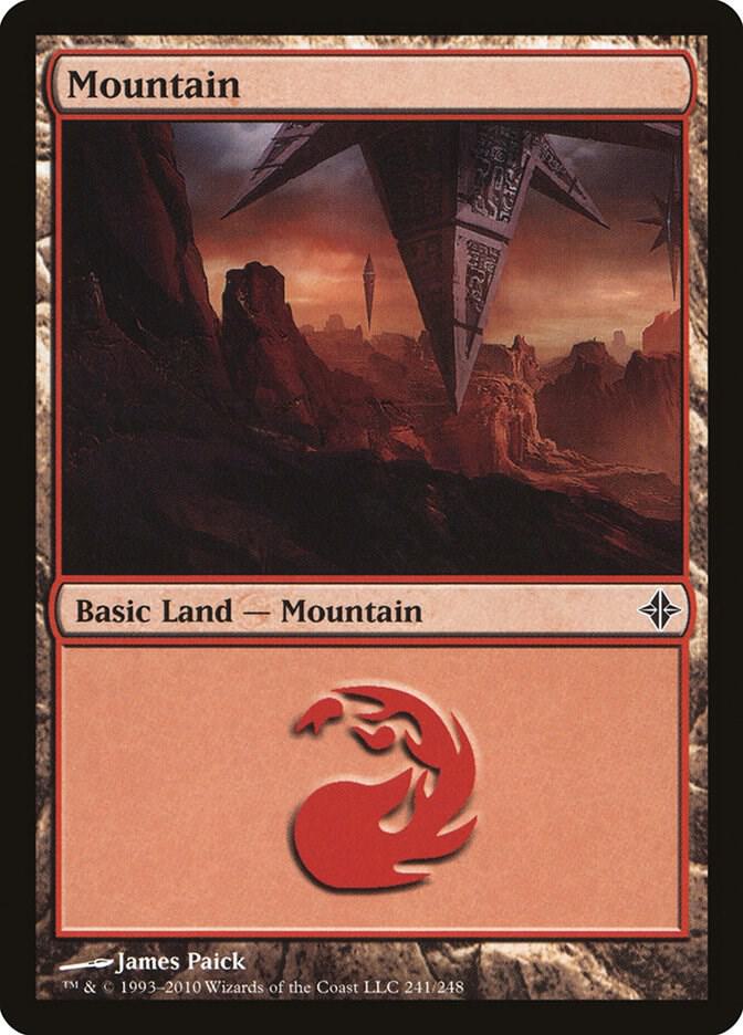 Mountain 241/248 (Rise of the Eldrazi)  - Foil | Good Games Modbury