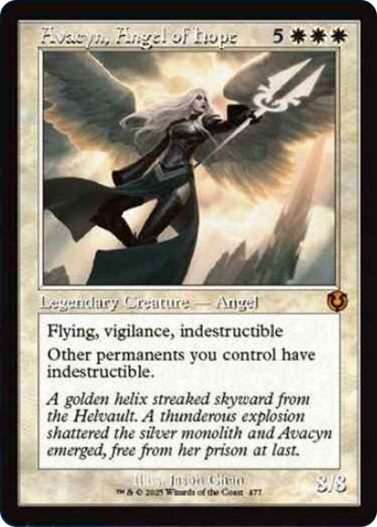 Avacyn, Angel of Hope (Retro Frame) [Innistrad Remastered] | Good Games Modbury