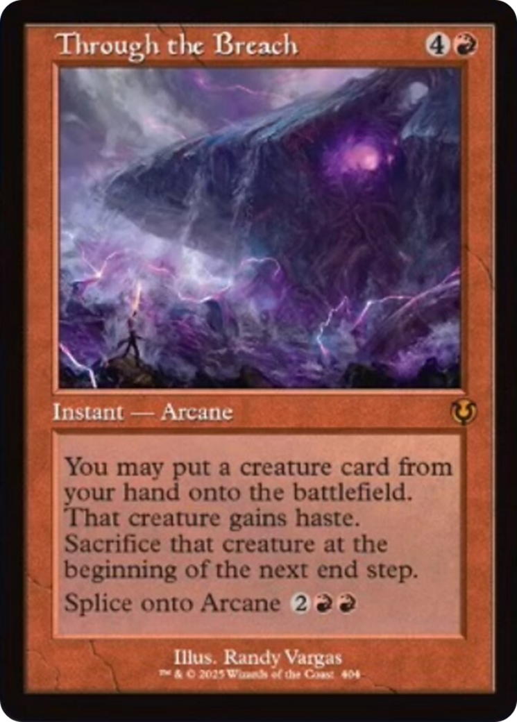 Through the Breach (Retro Frame) [Innistrad Remastered] | Good Games Modbury