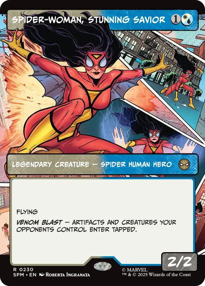Spider-Woman Stunning Savior 230/198 (Marvel's Spider-Man)  - Showcase | Good Games Modbury