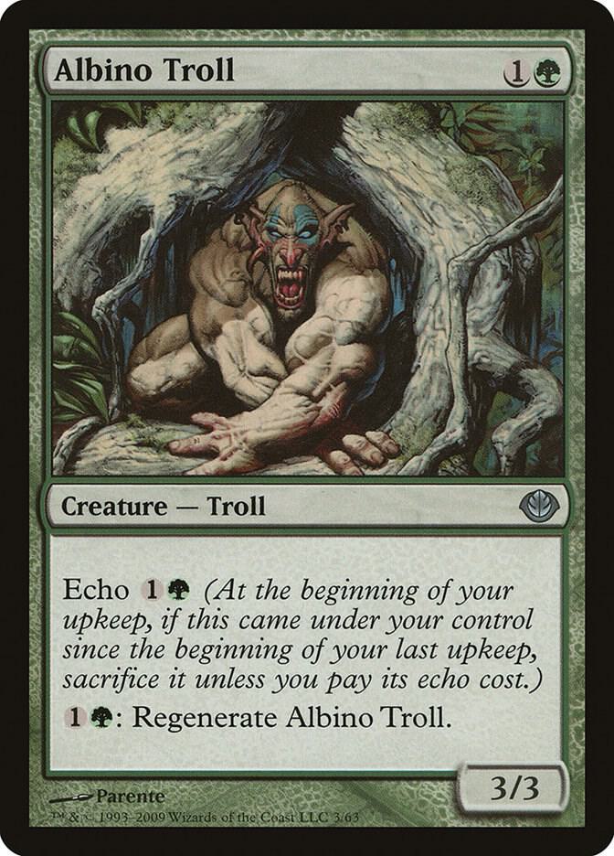 Albino Troll 3/63 (Duel Decks: Garruk vs. Liliana)  | Good Games Modbury