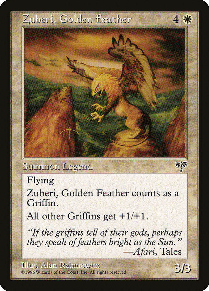 Zuberi, Golden Feather 51/350 (Mirage)  | Good Games Modbury