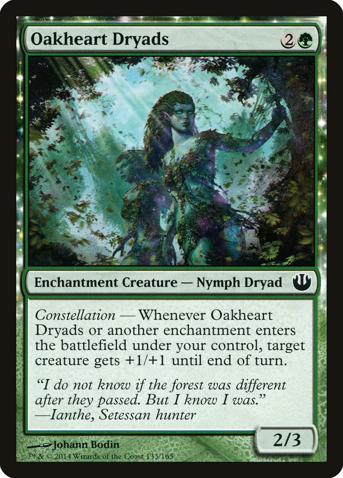 Oakheart Dryads 133/165 (Journey Into Nyx)  - Foil | Good Games Modbury