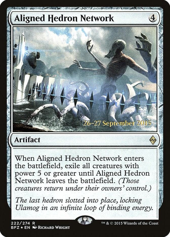Aligned Hedron Network 222s/90 (Prerelease Cards)  - PreRelease Foil | Good Games Modbury