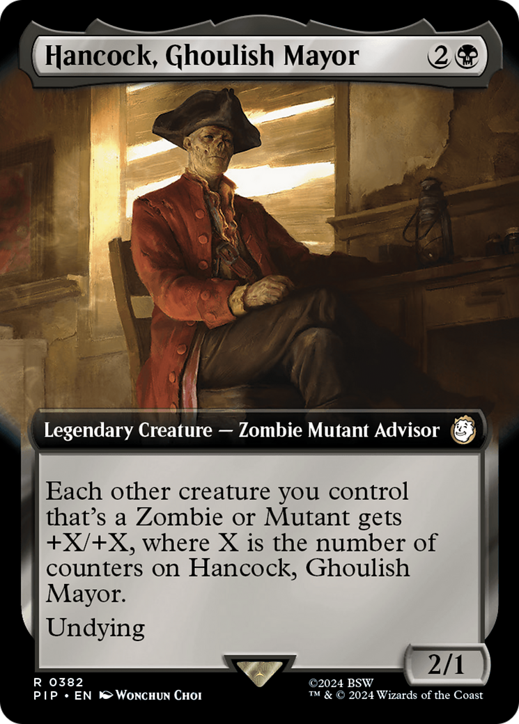 Hancock, Ghoulish Mayor (Extended Art) [Fallout] | Good Games Modbury