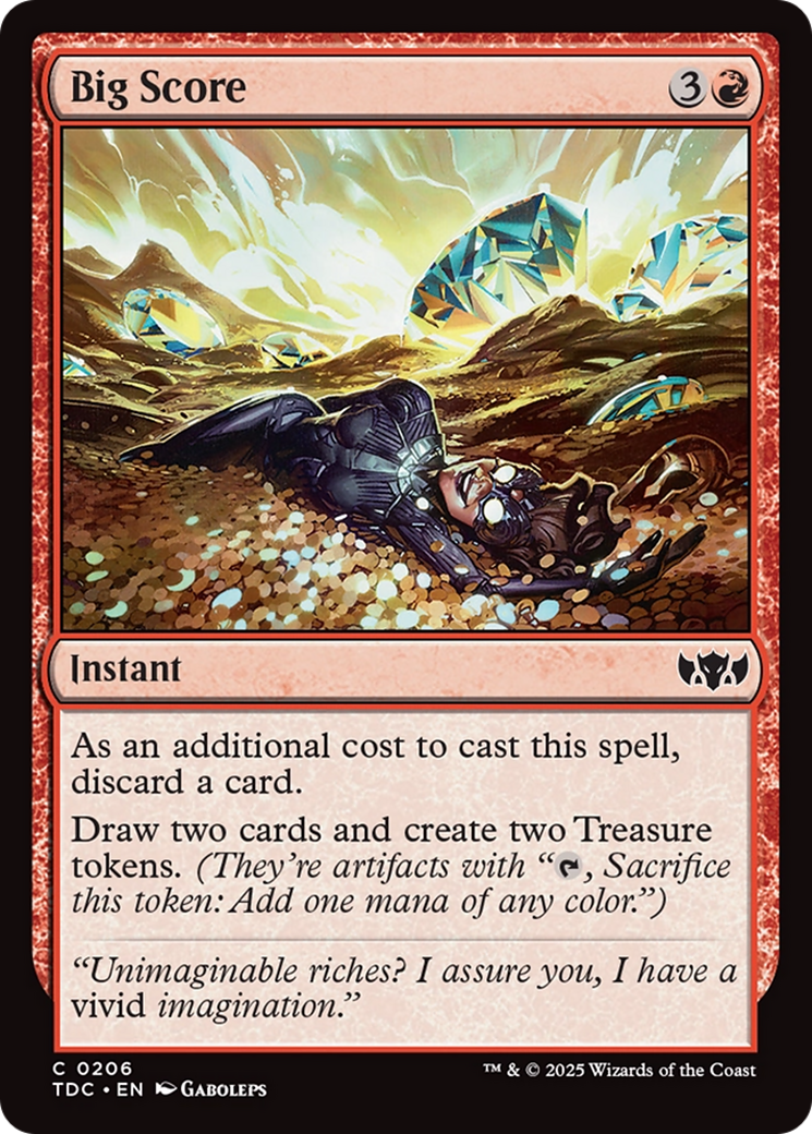 Big Score [Tarkir: Dragonstorm Commander] | Good Games Modbury