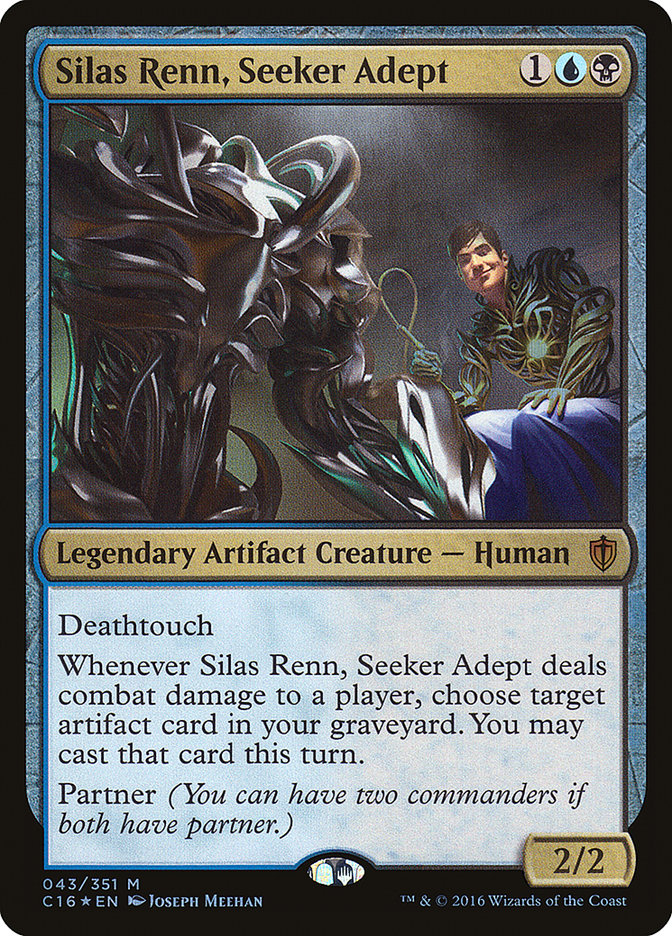 Silas Renn, Seeker Adept 43/351 (Commander 2016)  - Foil | Good Games Modbury
