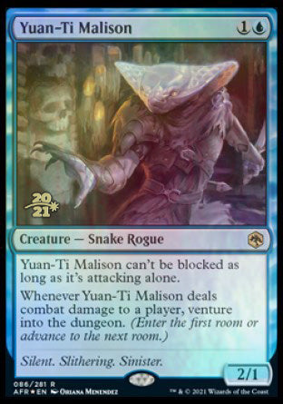 Yuan-Ti Malison [Dungeons & Dragons: Adventures in the Forgotten Realms Prerelease Promos] | Good Games Modbury