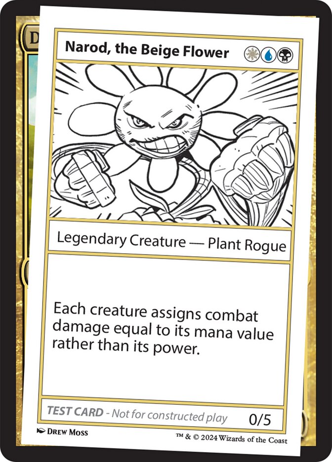 Narod, the Beige Flower 599/390 (Mystery Booster 2 Playtest Cards)  | Good Games Modbury