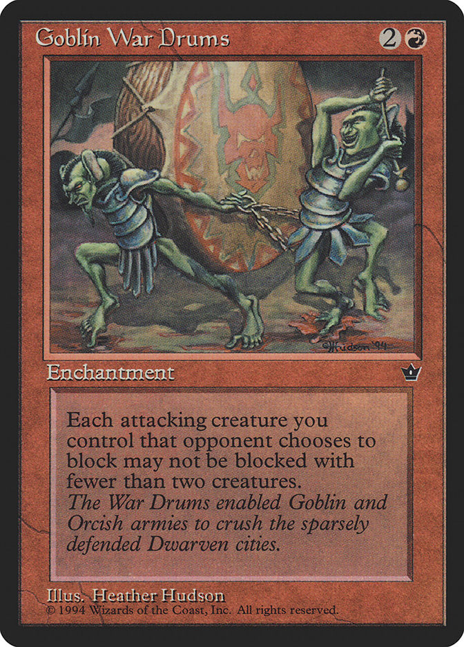 Goblin War Drums (Heather Hudson) [Fallen Empires] | Good Games Modbury