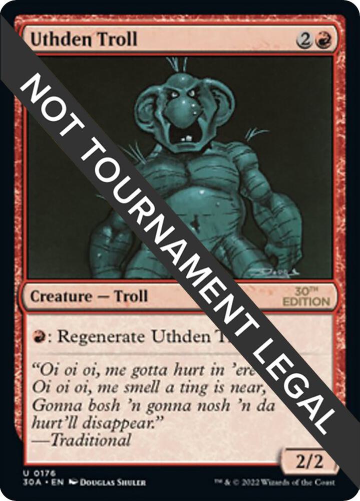 Uthden Troll 176/594 (30th Anniversary Edition)  | Good Games Modbury
