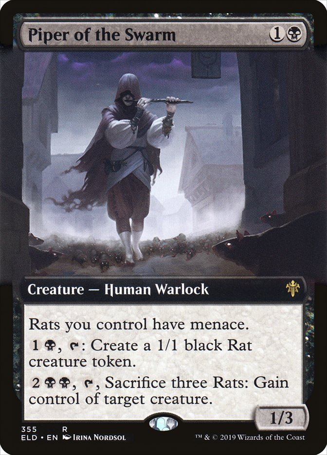 Piper of the Swarm (Extended Art) [Throne of Eldraine] | Good Games Modbury