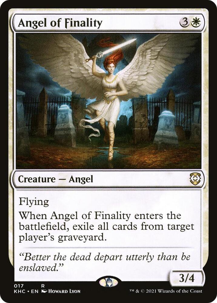 Angel of Finality 17/1 (Commander: Kaldheim)  | Good Games Modbury