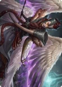 Firja Judge of Valor Art Card 56 (Art Series: Kaldheim)  | Good Games Modbury