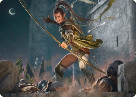 Legolas, Counter of Kills Art Card [The Lord of the Rings: Tales of Middle-earth Art Series] | Good Games Modbury