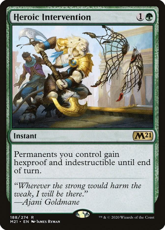 Heroic Intervention 188/274 (Core Set 2021)  | Good Games Modbury