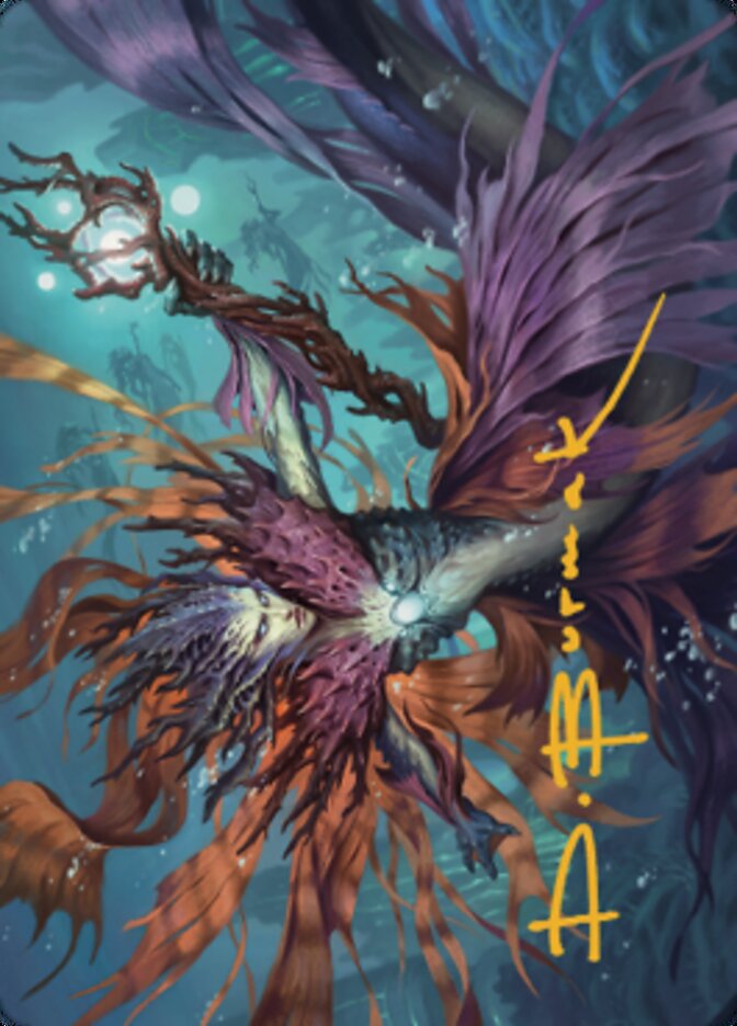 Vodalian Hexcatcher Art Card (Gold-Stamped Signature) [Dominaria United Art Series] | Good Games Modbury