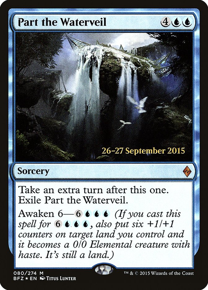 Part the Waterveil [Battle for Zendikar Prerelease Promos] | Good Games Modbury