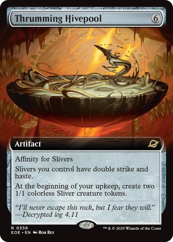 Thrumming Hivepool  356/276 (Edge of Eternities)  - Extended Art Foil | Good Games Modbury