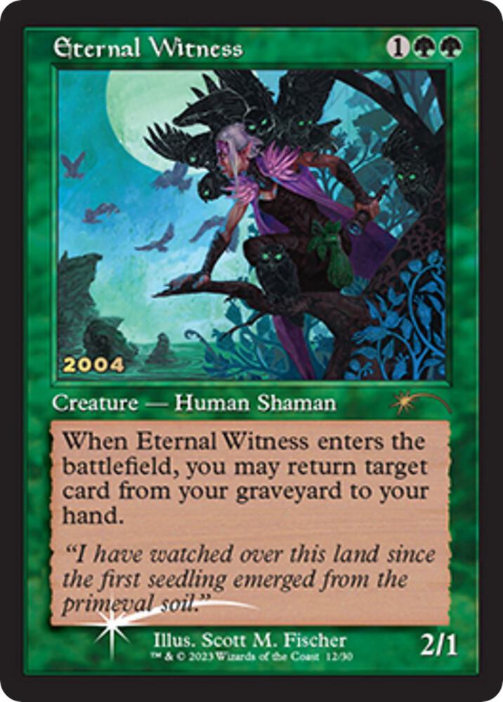 Eternal Witness 12 (30th Anniversary Promos)  - Foil | Good Games Modbury