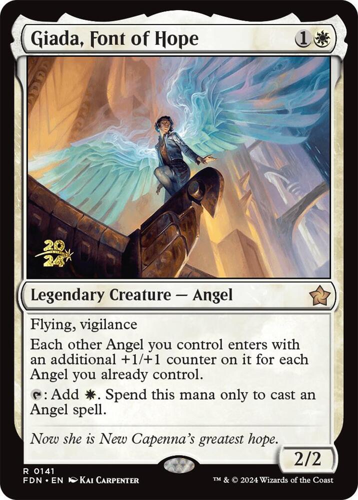 Giada Font of Hope FDN 141s/101 (Prerelease Cards)  - Foil | Good Games Modbury