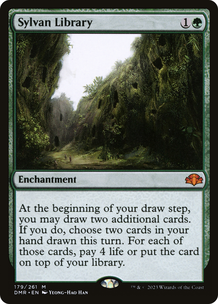 Sylvan Library [Dominaria Remastered] | Good Games Modbury