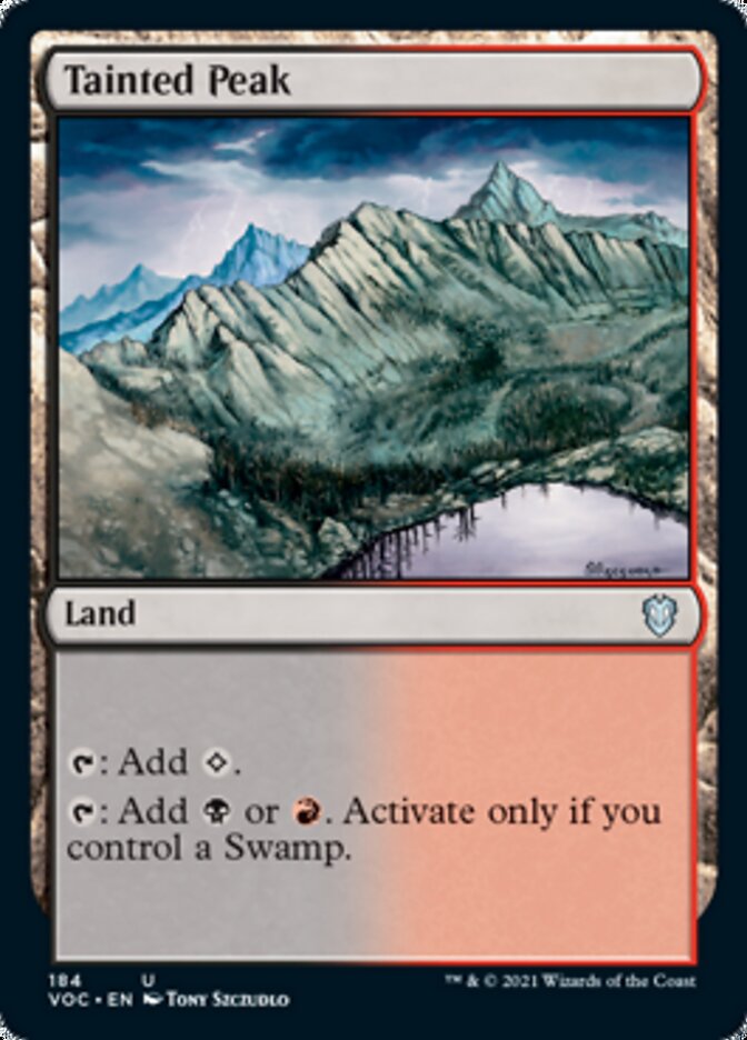 Tainted Peak [Innistrad: Crimson Vow Commander] | Good Games Modbury