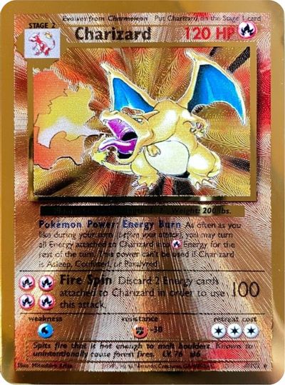 Charizard (4/102) (Celebrations Metal Card) [Celebrations: 25th Anniversary] | Good Games Modbury