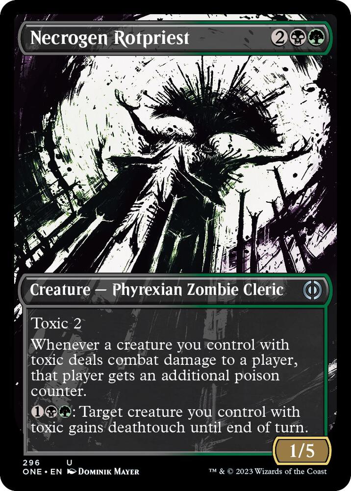Necrogen Rotpriest 296/271 (Phyrexia: All Will Be One)  - Showcase | Good Games Modbury