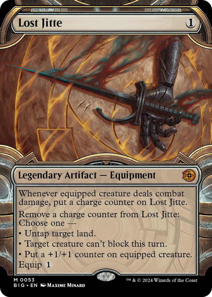 Lost Jitte 53/30 (Outlaws of Thunder Junction: The Big Score)  - Showcase Foil | Good Games Modbury