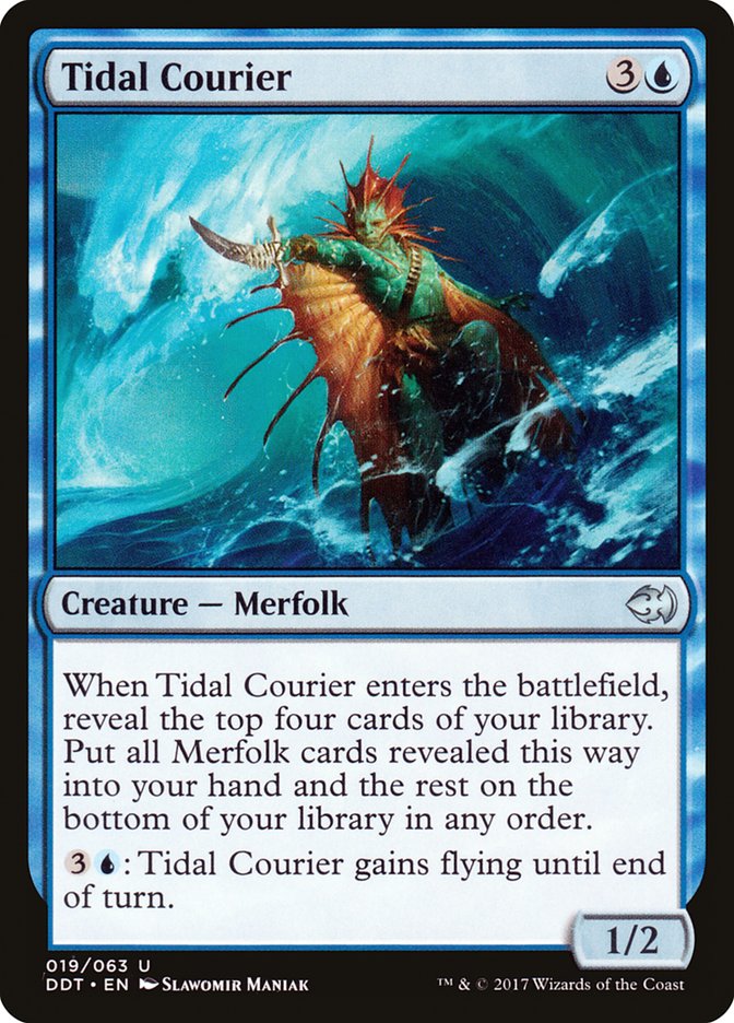 Tidal Courier 19/63 (Duel Decks: Merfolk vs. Goblins)  | Good Games Modbury