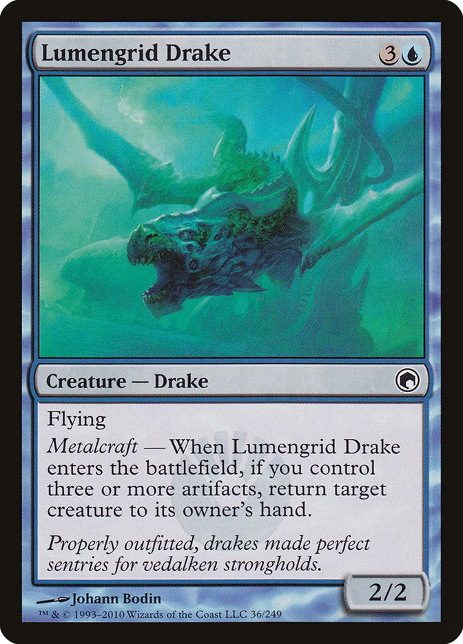 Lumengrid Drake [Scars of Mirrodin] | Good Games Modbury