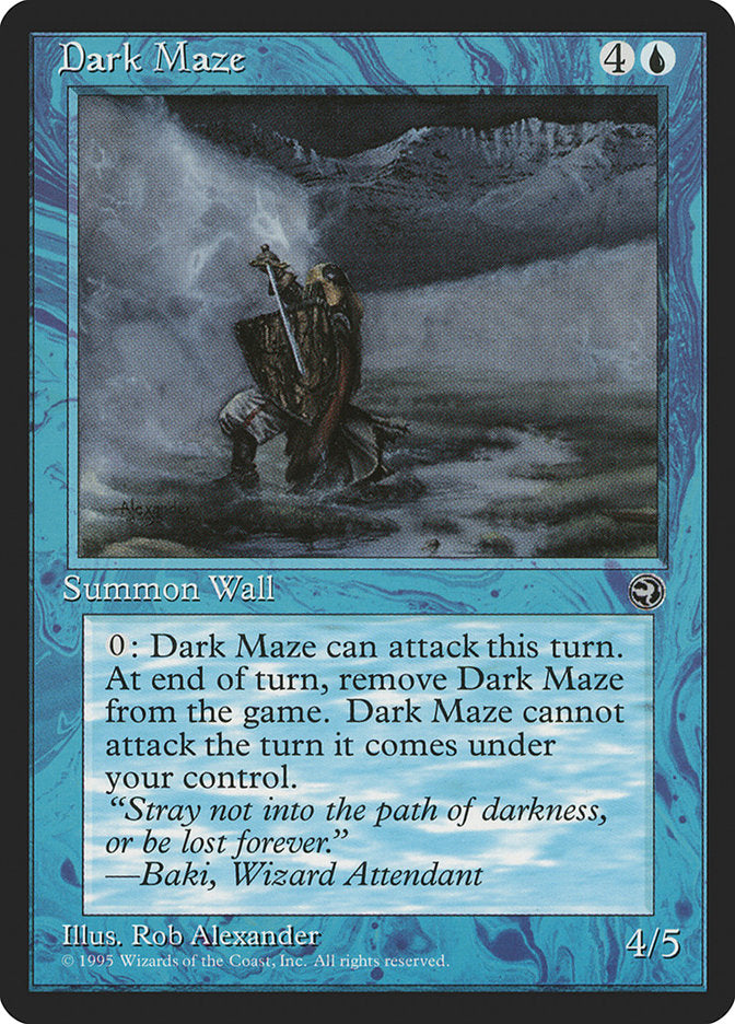 Dark Maze (Baki Flavor Text) [Homelands] | Good Games Modbury