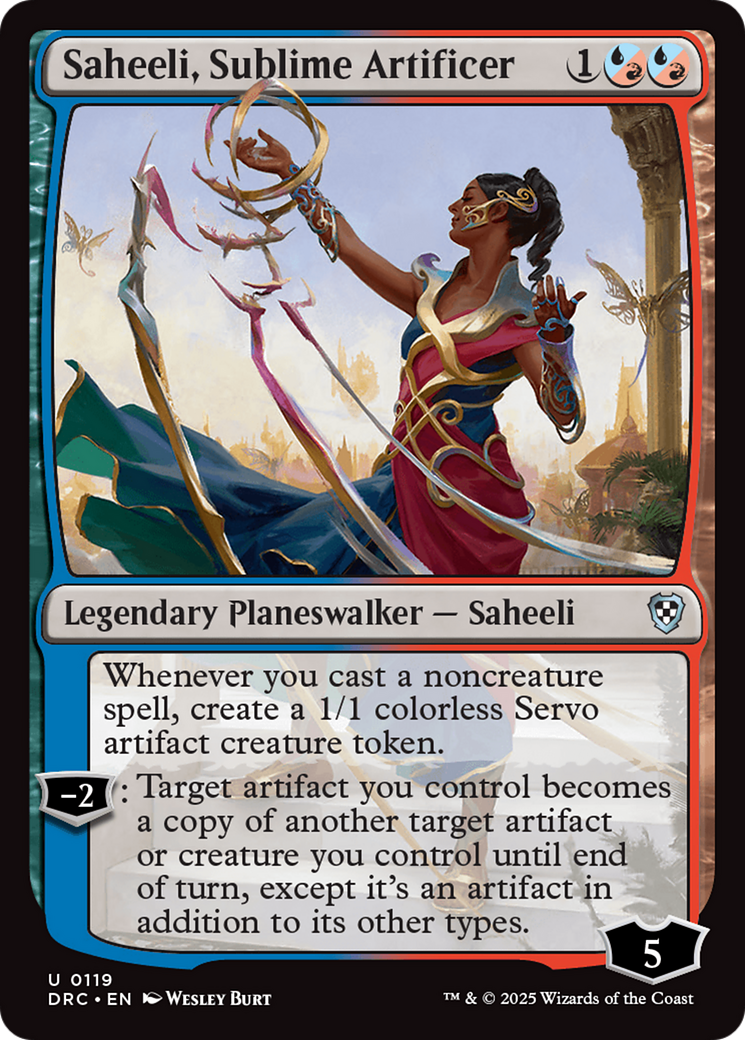 Saheeli, Sublime Artificer [Aetherdrift Commander] | Good Games Modbury
