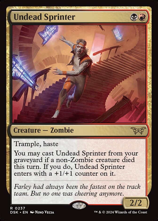 Undead Sprinter 237/286 (Duskmourn: House of Horror)  | Good Games Modbury