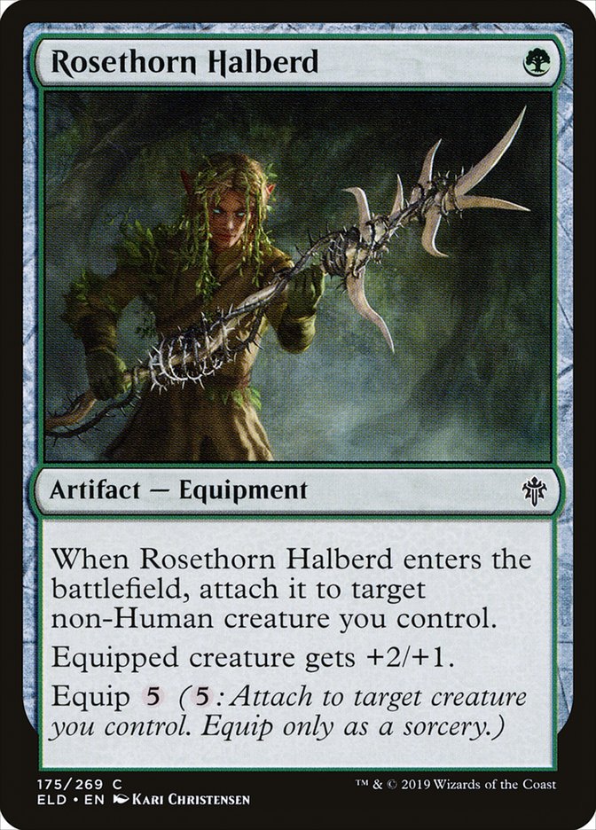 Rosethorn Halberd [Throne of Eldraine] | Good Games Modbury