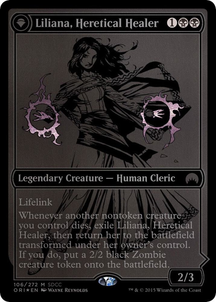 Liliana Heretical Healer SDCC 2015 Exclusive 106/5 (Media Promos)  - Foil | Good Games Modbury