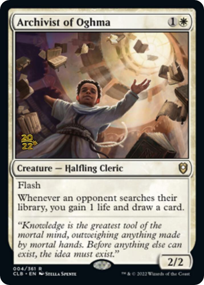 Archivist of Oghma 4s/108 (Prerelease Cards)  - PreRelease Foil | Good Games Modbury