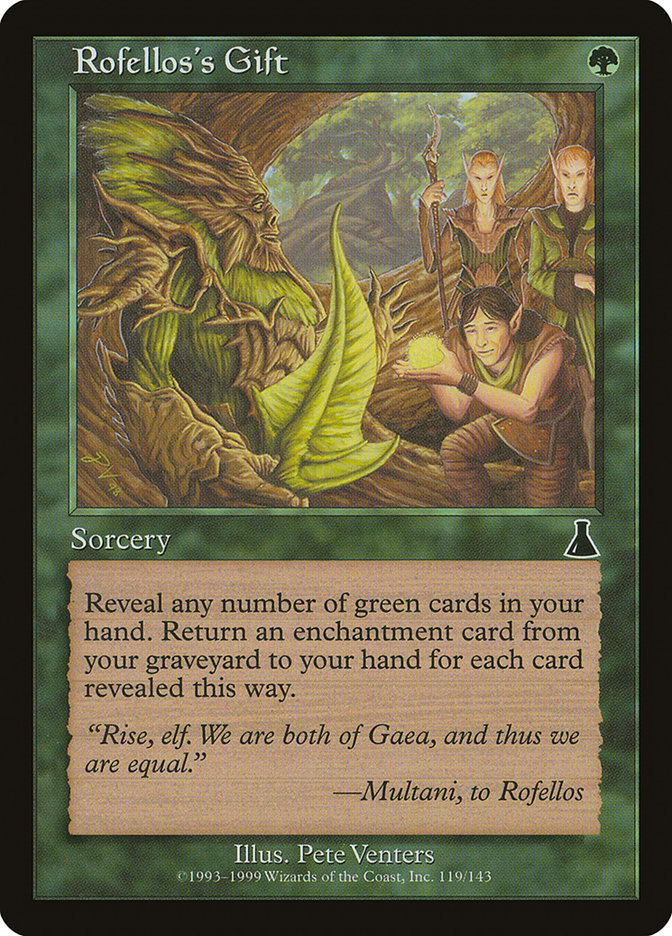 Rofellos's Gift 119/143 (Urza's Destiny)  | Good Games Modbury