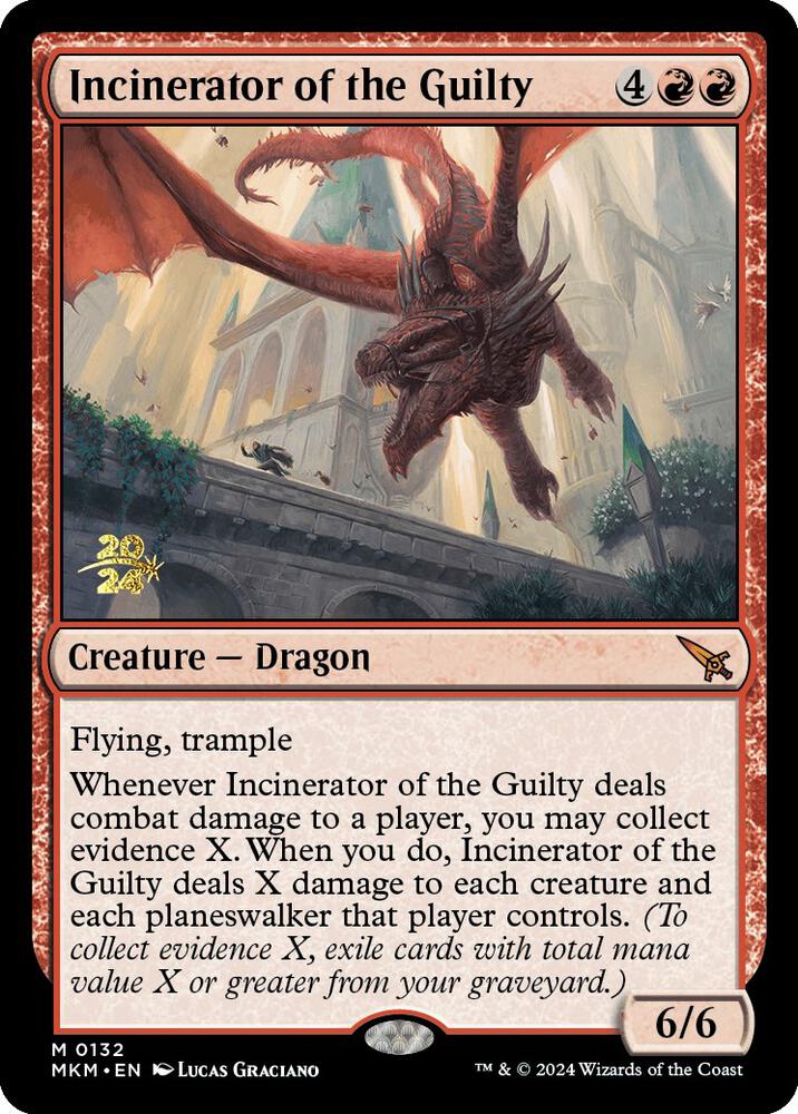 Incinerator of the Guilty 132s/182 (Prerelease Cards)  - Foil | Good Games Modbury