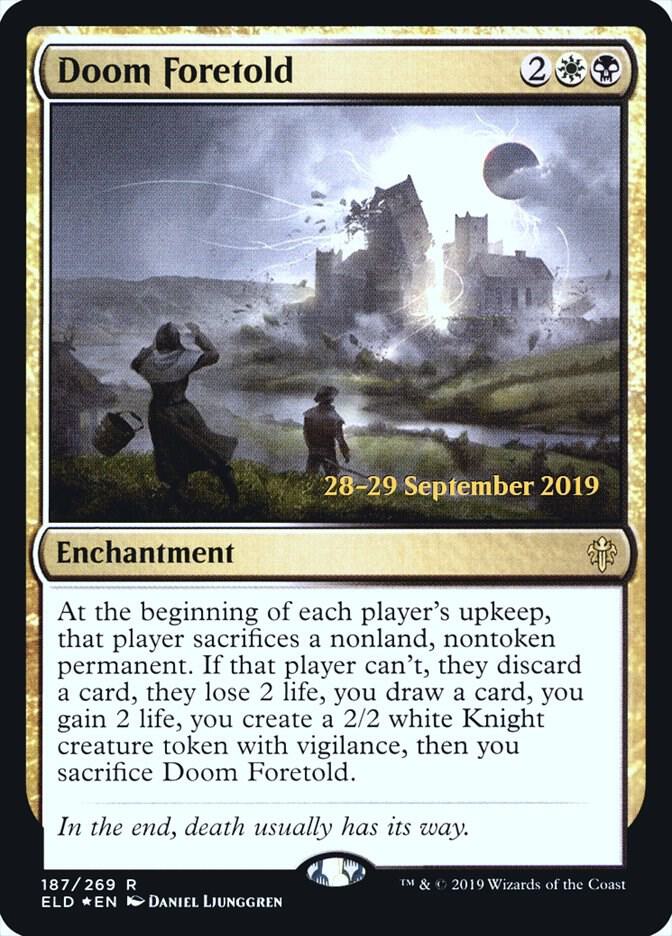Doom Foretold 187 (Prerelease Cards)  - Foil | Good Games Modbury