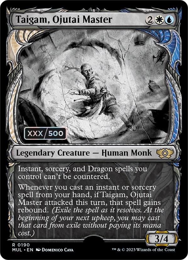 Taigam, Ojutai Master Serialized 190z/65 (March of the Machine: Multiverse Legends)  - Double Rainbow Foil | Good Games Modbury