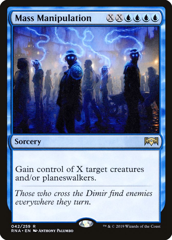 Mass Manipulation 42/259 (Ravnica Allegiance)  | Good Games Modbury