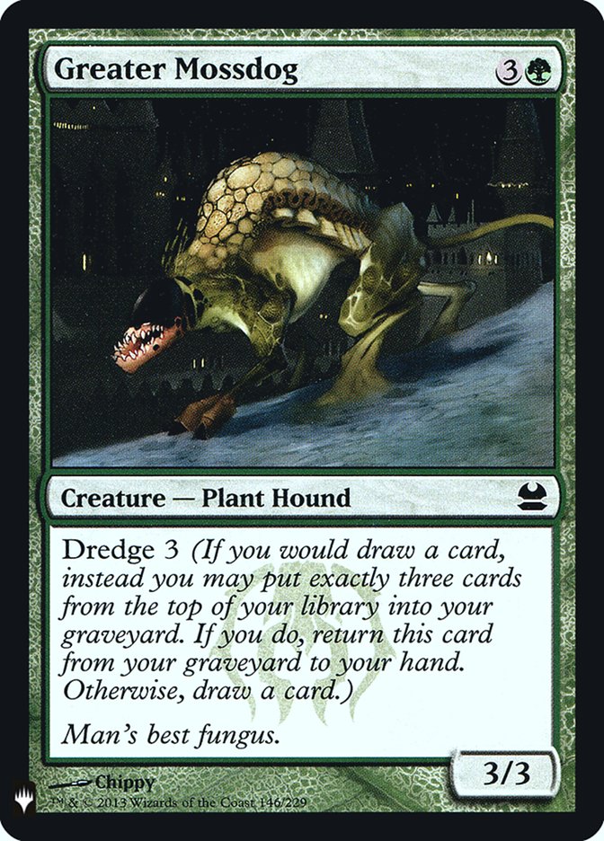Greater Mossdog [Mystery Booster] | Good Games Modbury